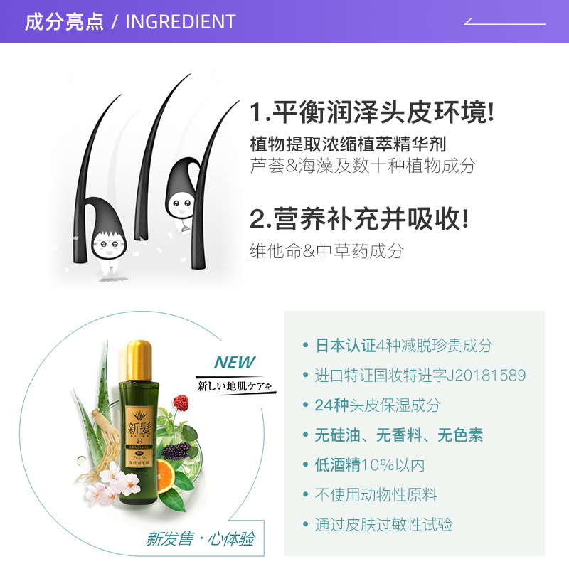 重塑头皮生机，毛囊激活之旅——日本新珐24防脱育发液深度解析